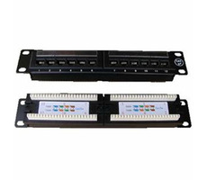 DATACOM Patch panel 10“ UTP / CAT5E / 12portů