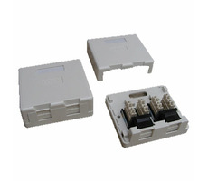 DATACOM Datová zásuvka UTP 2xRJ45 CAT6 (na omítku)