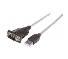 Manhattan USB to Serial Port Adapter Prolific PL-2303HXD Chip 45cm