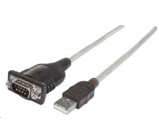 Manhattan USB to Serial Port Adapter Prolific PL-2303RA Chip 1.8m