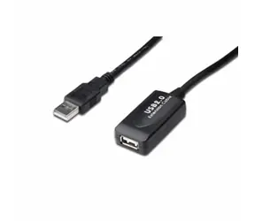 Manhattan Hi-Speed USB Active prodlužovací kabel A-A M F / 10m