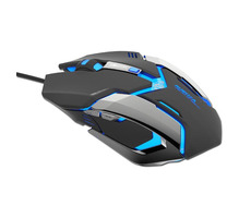 E-BLUE Myš Auroza Gaming (MMEBE39UG40R) černá / herní / optická / 4000DPI / 6tl. / 1 kolečko / drátová (USB)