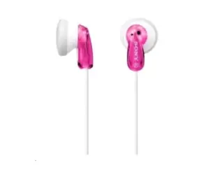 SONY MDR-E9LPP - Sluchátka do ucha, 13,5 mm budicí jednotka, neodymový magnet, kabel 1,2 m, Pink