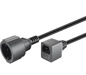 PremiumCord prodlužovací přívod 230V, C14 / česká zásuvka, délka 2 metry