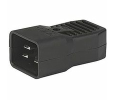 PremiumCord konektor IEC C20, 16A, černý / male