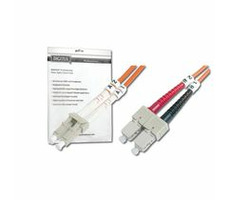 Digitus Fiber Optic Patch Cable, LC to SC,50/125 µ, Duplex, Class OM3 3 m