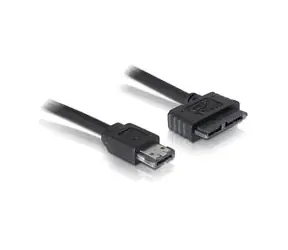 DeLock kabel  eSATAp na slim SATA 13 pin délka 1 m