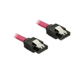 DeLock SATA III kabel se zámečkem propojovací 0.5m