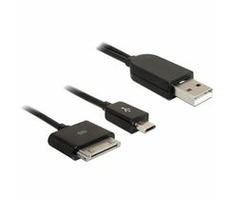 Delock kabel USB 2.0 > IPhone  + USB micro B