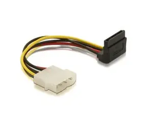 Power Adapter Molex 4-pin samice na 1x SATA 15-pin lomený