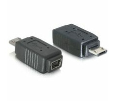 DeLock redukce micro USB B samec na USB mini 5pin samice