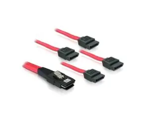 DeLock kabel SAS mini 36-pin / 4x SATA 100 cm