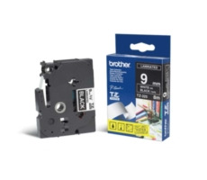 Brother - TZ-325, černá/bíla (9mm Laminované)