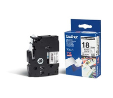 Brother - TZ-N241 bílá/černá (18mm, nelaminovaná)