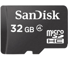 SanDisk micro SDHC karta 32GB bez adaptéru