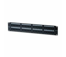 Digitus Patch Panel 19",CAT6,8P8C,LSA,2U,48 x RJ45, nestíněný,černý