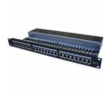 STP Patchpanel, Cat.6, 24-Port s vyvázáním