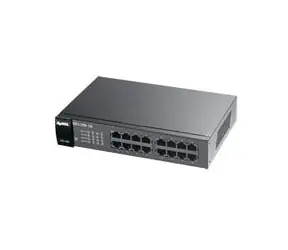 ZyXEL GS1100-16 / 16-port 10/100/1000Mbps / Gigabit Ethernet switch / Fanless / 802.3az (Green) / desktop