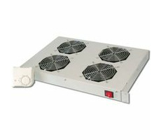 DIGITUS 19" větrací jednotka 1U, 4 ventilátory, šedá / doprodej