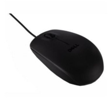 DELL MS111 černá / Optická myš / 1000dpi / 2 tlačítka + rolovací kolečko / USB