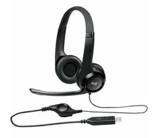 Logitech Headset H390 / USB / stereo sluchátka s mikrofonem