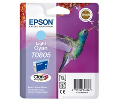 Epson T0805 originální cartridge / 7.4 ml / Světle modrá