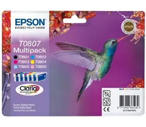 Epson T0807 originální cartridge