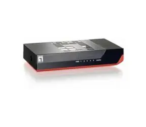 Level One FSW-0511 Fast Ethernet Switch 5-Port (Black Edition)