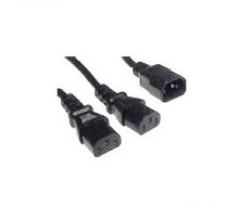 OEM Kabel síťový 220V 2m prodlužovací Y M-2xF
