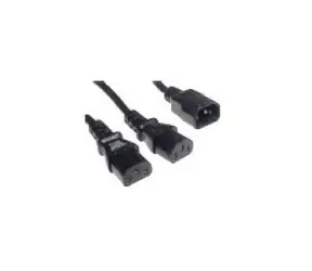 OEM Kabel síťový 220V 2m prodlužovací Y M-2xF