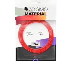 3DSimo Filament PLA II - červená & fialová & zelená 15m