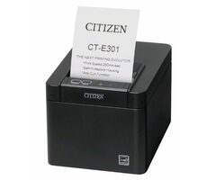 Citizen CT-E301 LAN černá / pokladní / 80mm / Termotiskárna / 203dpi / USB & RS-232 &  LAN / řezačka