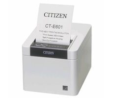 Citizen CT-E601 bílá / pokladní / 83mm / Termotiskárna / 203dpi / USB / řezačka