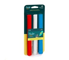 3Doodler náplň ECO-PCL pro 3D pero Start 75ks - červená/modrá/bílá