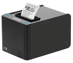 Custom K3 HS černá / Termotiskárna účtenek / 58 & 60 & 80mm / 203dpi / LAN / RS-232 / USB