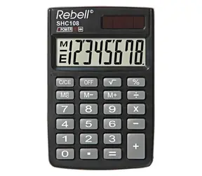 REBELL SHC108 kalkulačka černá