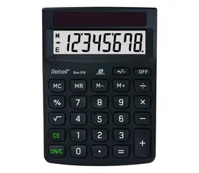 REBELL Eco 310 kalkulačka černá