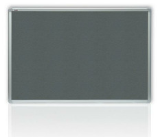 2x3 Filcová tabule v hliníkovém rámu  90x120 cm šedá 