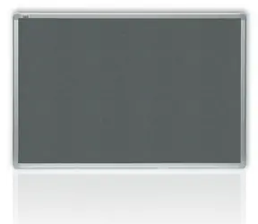 2x3 Filcová tabule v hliníkovém rámu  90x120 cm šedá 