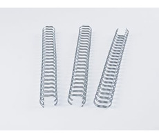 RENZ Drátěná vazba 2:1 9.5mm stříbrná 100ks