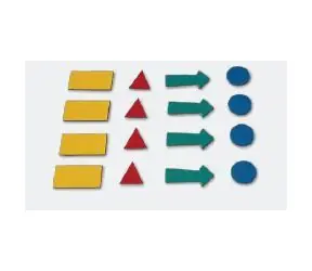 2x3 Magnetické symboly 4 listy