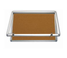 2x3 Horizontální vitrina se zámkem 120 x 90 / korkový vnitřek