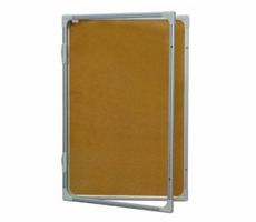 2x3 Vitrína s vertikálním otevíráním 120x90cm (korek)