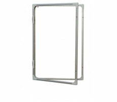 2x3 Vitrína vnitřní s vertikálním otevíráním 120x90cm (magnetická) bílá