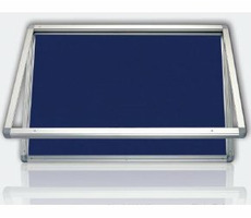 2x3 Vitrína venkovní 53x70 cm (4xA4) / textilní vnitřek