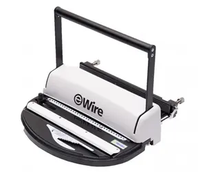 EuroSupplies iWire 31 / vazač pro kovové hřbety / děrovací kapacita 10 listů 80g  / Pracovní šířka 300 mm