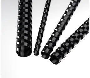 Eurosupplies Plastové hřbety 28.5mm černá / pro 211–245 listů - 80 g papíru / 50 ks