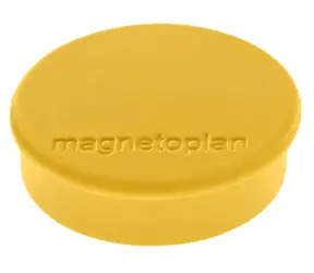 Magnetoplan Discofix standard Magnety 30 mm žlutá 10 ks