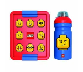 LEGO® Lunch 40580001 ICONIC Classic svačinový set modro-červená