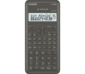 CASIO FX 82 MS 2E černá / kalkulačka  školní / s dvouřádkovým displejem